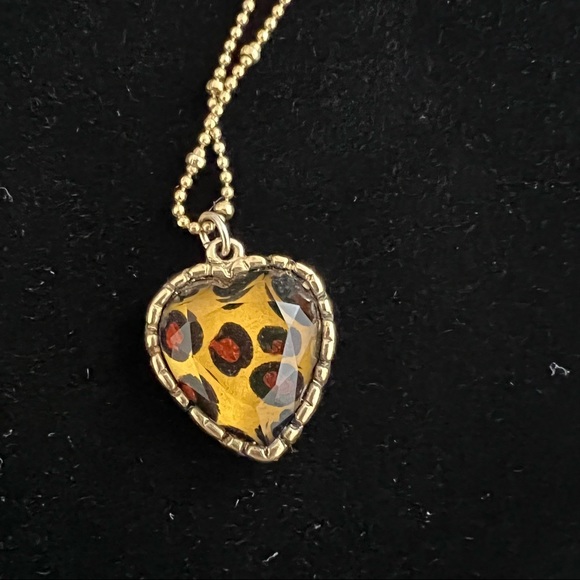 Betsey Johnson leopard heart and cross nec… - Picture 11 of 11